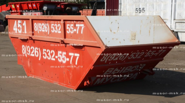 Вывоз мусора контейнером 8м3 Москва фото, цена, продажа, купить